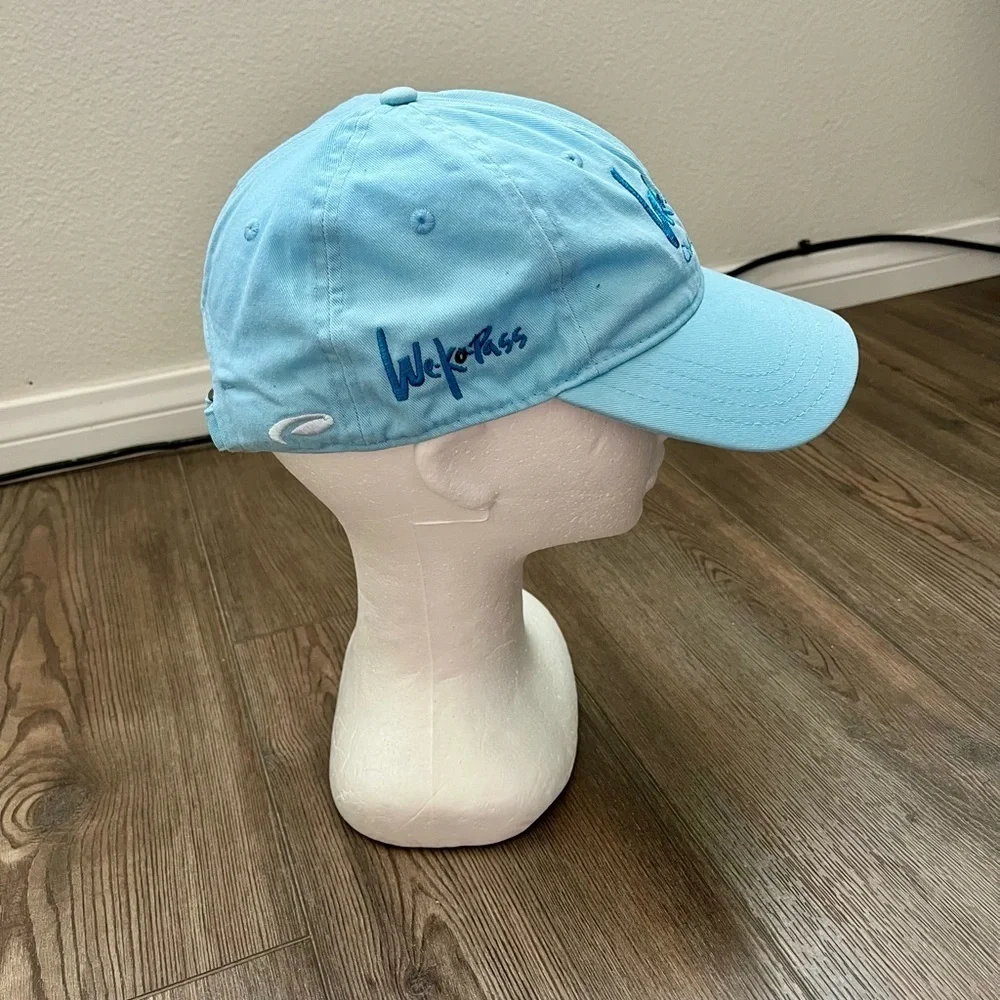 Light Blue Baseball Cap with Embroidered Logo